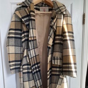 Vintage women’s plaid wool jacket.